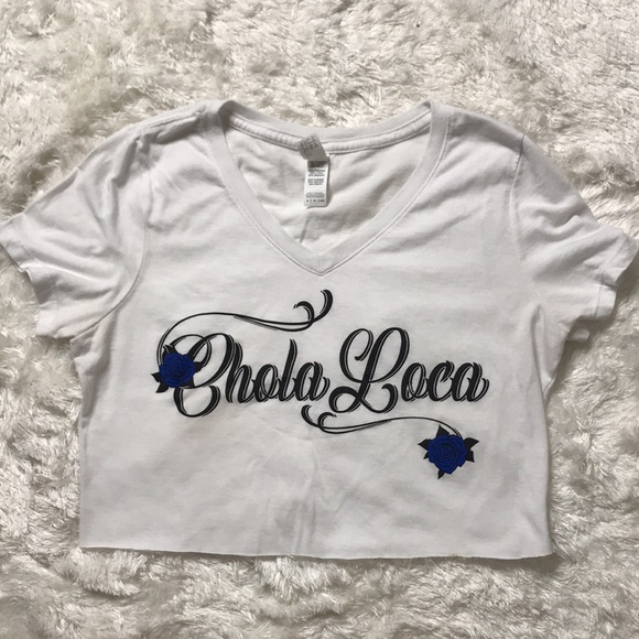 Chola Loca Crop Top💙 - Picture 3 of 4